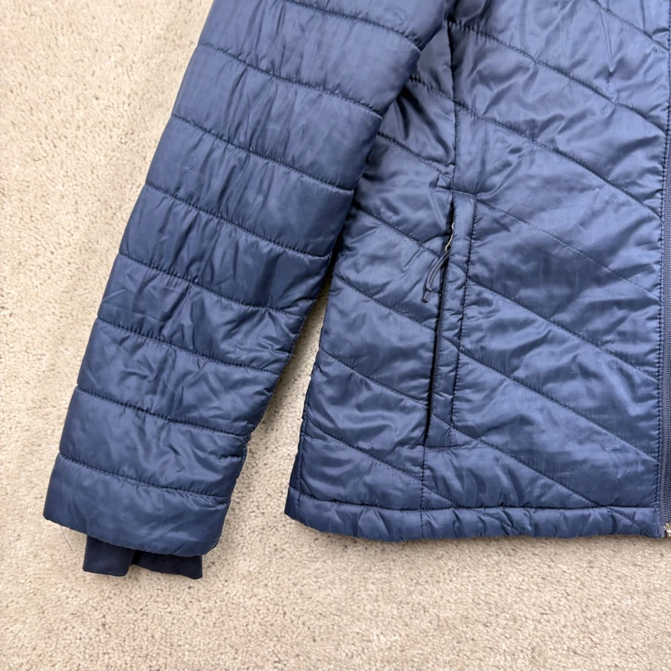 Chaqueta Columbia Puffer Mujer Talla Grande Azul Cremallera Completa Omni-Calor Foto 2 de 4