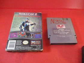 RoboCop Trilogy 1 2 3 (Nintendo NES) Casi Completo con Caja Manual Juego &iexcl;FUNCIONA!
