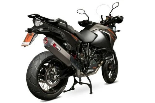 Serket de escape Scorpion sin cordones titanio KTM Adventure 1190 2013-2016 Foto 4 de 4