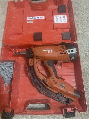 Hilti GX 3 Gas Actuated Fastening Tool Concrete Nailer w/ Manual And Case