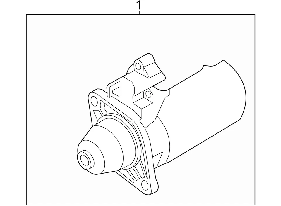 Starter Motor from 2008 Volkswagen Touareg 3.6L 12124801 - Image 4 of 4
