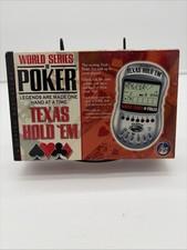 Excalibur Texas Hold Em Electronic Handheld Game World Series of Poker WSOP 399