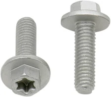 Bolt Torx Hex Head Flange Bolts M6 x 20mm with 14mm Wrench 10-Pack