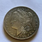 Morgan Silver Metal Plated Dollar 1895 Novelty Coin Excellent Condition