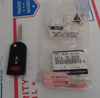 MAZDA 2, 3, 5 CX-7 CX-9 keyless entry 3 button remote key fob OEM