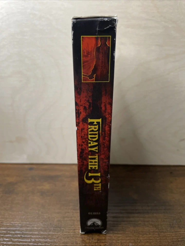 FRIDAY THE 13TH (2001) 1980 VHS TAPE (VARIANT SLASHER COVER) JASON VOORHEES RARE Foto 2 de 4