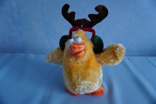Dan Dee animated Chicken Dance plush dancing chicken reindeer antlers EWC