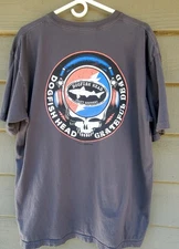 Grateful Dead x Dogfish Head Brewery Steal Your Face Gray Promo T-Shirt -Mens XL