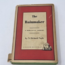 THE RAINMAKER N. Richard Nash HB/DJ 1955 Fireside Theatre Book Club Edition