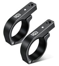 2 PCS UTV Light Bar Mounts, Solid Aluminium Alloy LED Light Mounting Brackets
