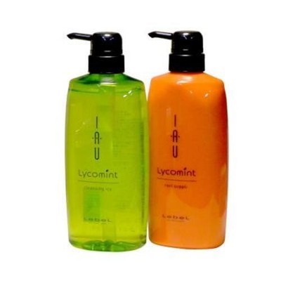 LebeL IAU Lycomint Cleansing icy Shampoo 600ml + Root Suppli Treatment 600ml NEU