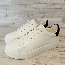 KURT GEIGER Womens Leather Laney Platform Whi...
