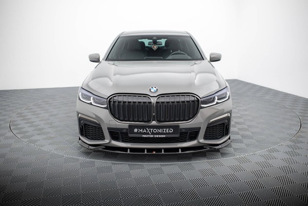 Maxton Design Frontlippe V.5 Passend FüR BMW 7 M-Paket G11 / G12 FL Schwarz Hoch-image