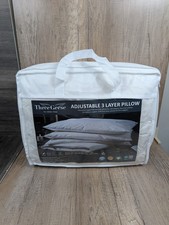 Three Geese Adjustable Layer Goose Feather Pillow Assembled Bed Pillow.