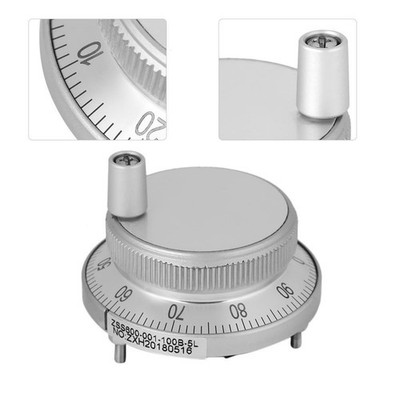 Jadeshay Electronic Handwheel Generator 5V 60mm CNC Encoder Pulse Generator White