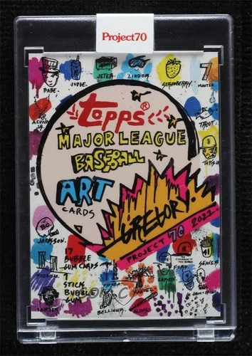 2022 Project 70 Online Exclusive 1981 Topps Baseball Wax Wrapper by Gregory Siff