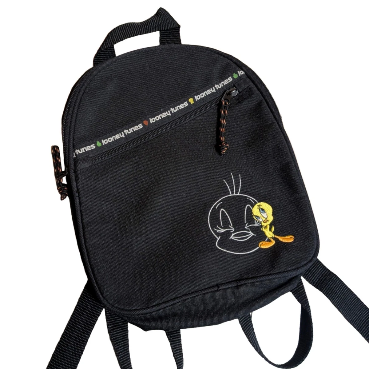 Warner Bros. Black Backpack with Cartoon Character Warner Bros Animaniacs Crossbody Bag Purse Athletic Belt  main image 4