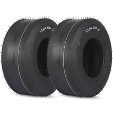 11x4.00-5 Tubeless Zero Turn Mower Tires Riding Lawnmower - 2 Pack