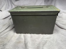 Genuine Military Metal M2A1 / M2A2 Ammo Can, .50 cal, 5.56mm Great Storage