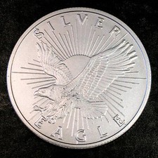 1 oz Silver Bullion SUNSHINE EAGLE Out of original roll WE COMBINE SHIP #L 72.52 per troy oz
