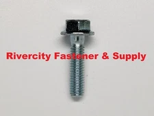 M6-1.0x25 Flange Bolts 6mm x 1.0 x 25mm Grade 10.9 Steel Screws M6x1.0 x 25