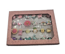 Pinksheep Children's Accessories 24 Rings Jewelry Set New