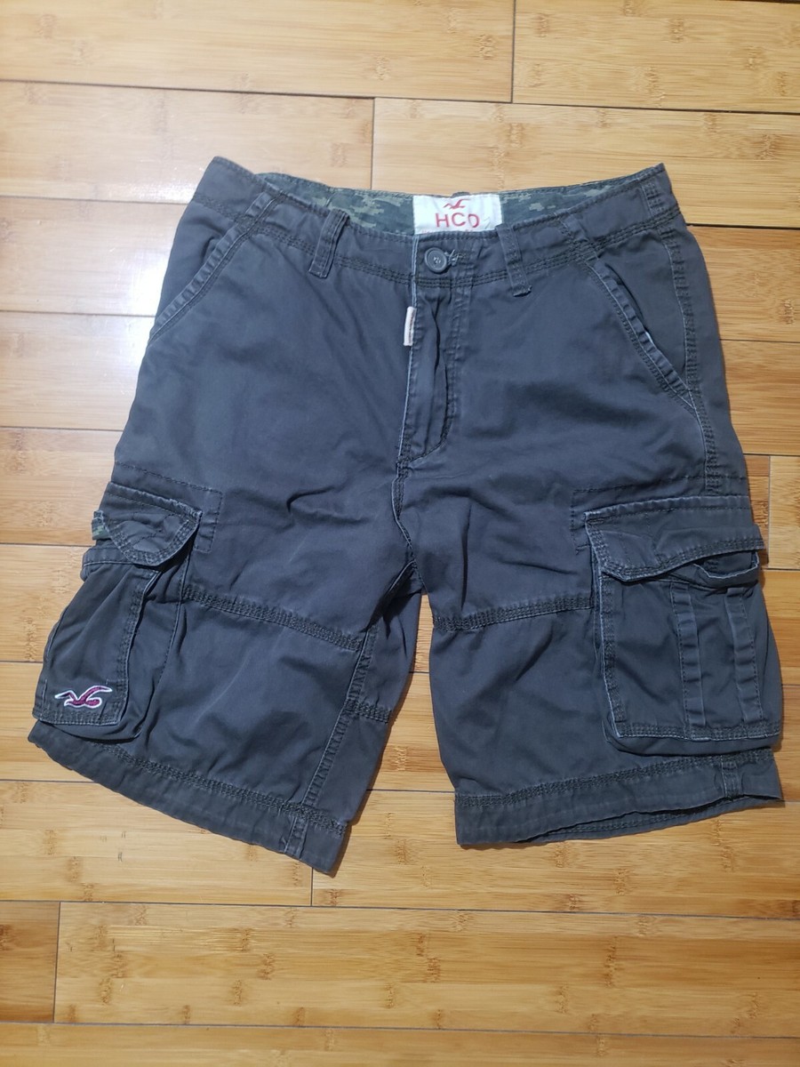 Hollister HCO company Size 31 Dark Gray Vintage Cargo Shorts Preowned