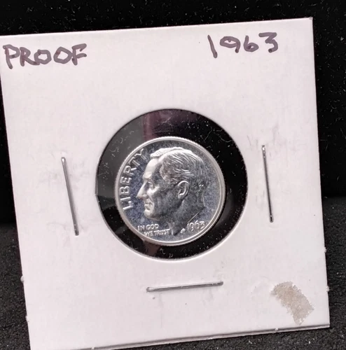 1963 PROOF ROOSEVELT SILVER DIME - A40