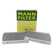 MANN-FILTER Cabin Air Filter Set Activated Charcoal for BMW F01 F02 5 6 7 Series