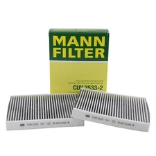 MANN-FILTER Cabin Air Filter Set Activated Charcoal for BMW F01 F02 5 6 7 Series