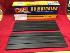 ATLAS NOS HO SCALE SLOT CAR RACING TRACK 2 ROADWAY COMBINING SECTIONS 1226-79