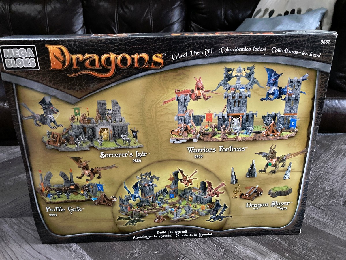 Mega Bloks Dragons 9881 Battle Gate VHTF BNIB RARE | eBay