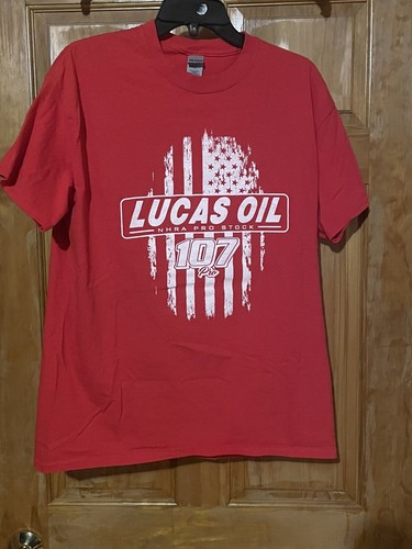Kyle Koretsky NHRA Pro Stock Series Lucas Oil T-Shirt Size L