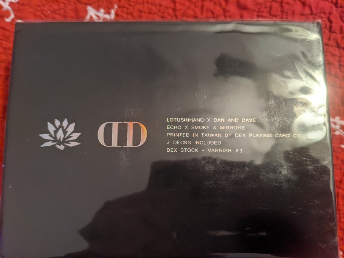 Lotusinhand X Dan And Dave Echo X Smoke And Mirrors Playing Cards