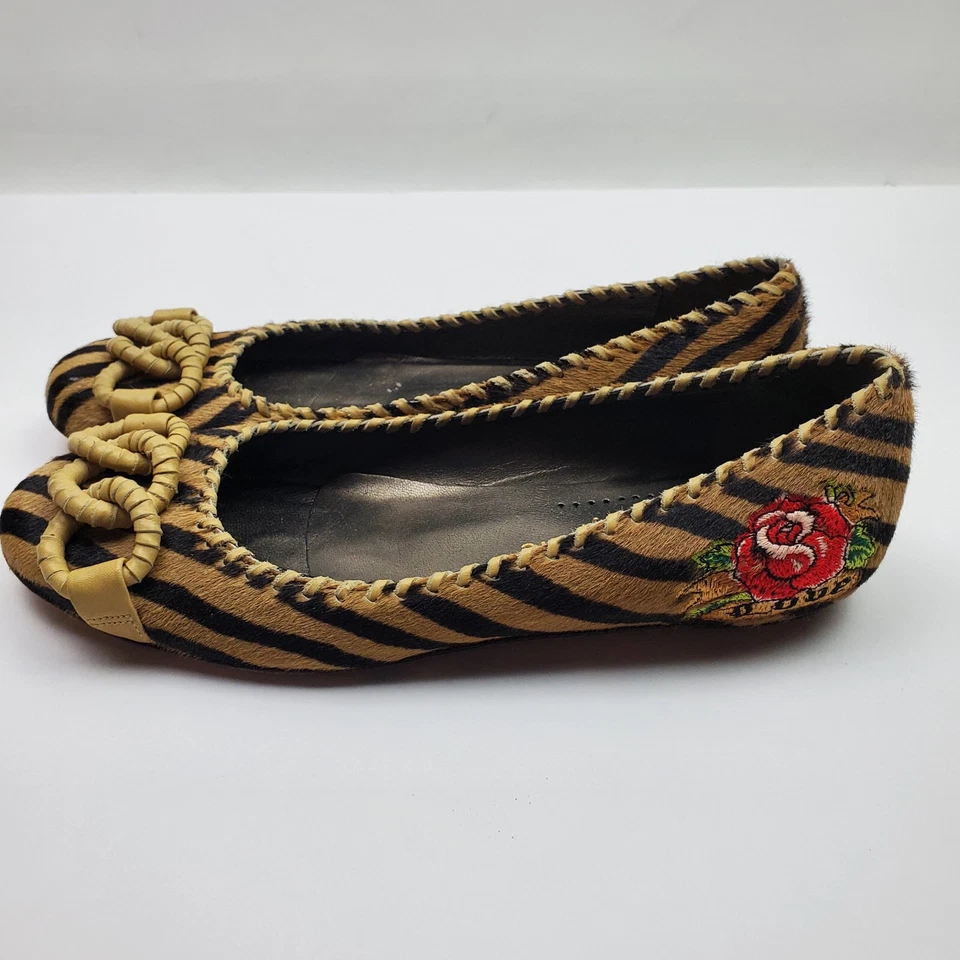 Isabella Fiore Zapatos Mujer 8M Rayas Tigre Italia Texturizado Rosa Pin Up 8 M Foto 4 de 4