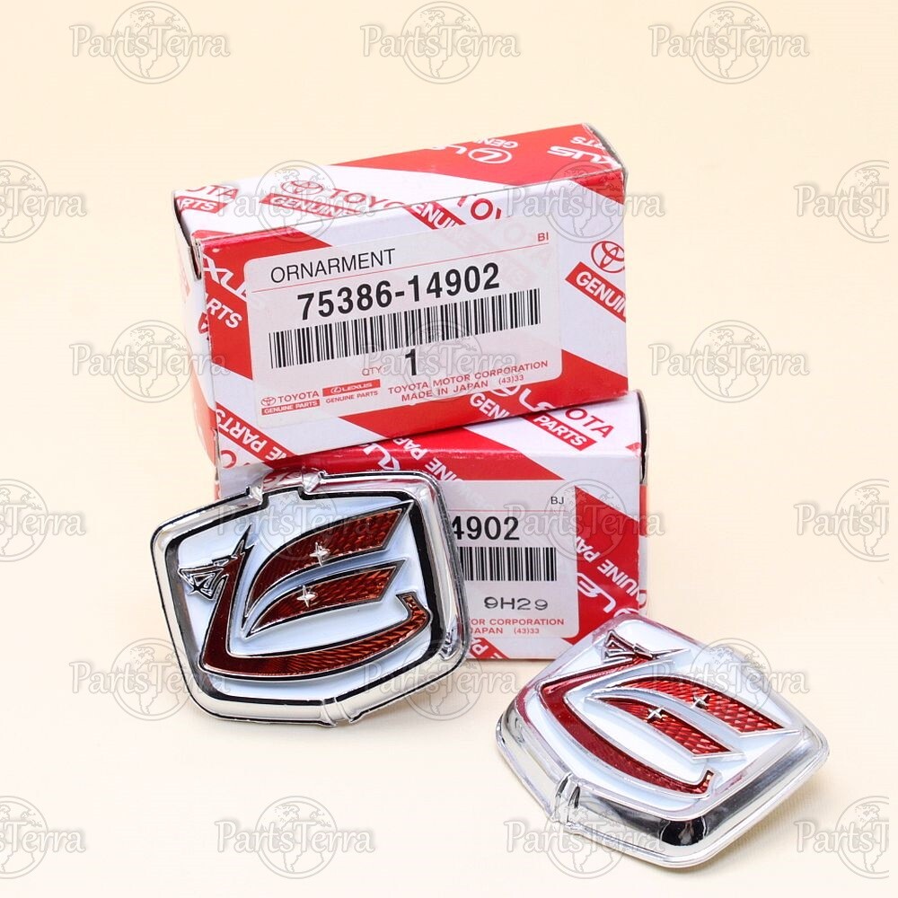 2pc Genuine JDM Toyota Red Dragon Ornament Badge Emblems CELICA