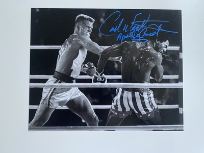 CARL WEATHERS In-Person signiertes Autogramm 20x25cm Rocky