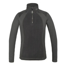 Kinder-Fleeceshirt KLreid 1/2 Zip Kingsland HW22 grey pinstripe 122-152 REDUZIER