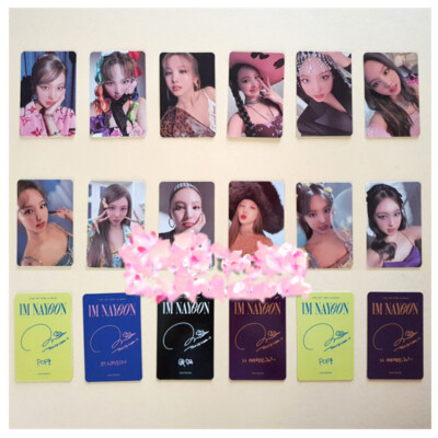Kpop TWICE IM NAYEON Solo Photo Cards Autograph Photocard Self
