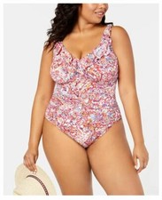 macys one piece swimwear