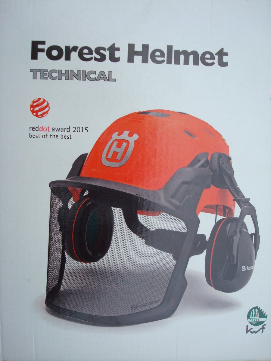 Casco Di Sicurezza Husqvarna Forestale - Con Protezione Orecchie E Visiera, Regolabile - Foto 4