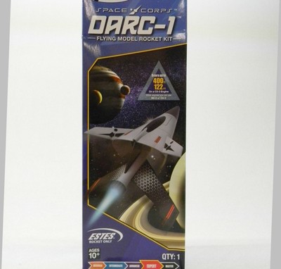 ESTES SPACE CORPS DARC-1 FLYING MODEL ROCKET KIT skill expert EST7307 7307 NEW