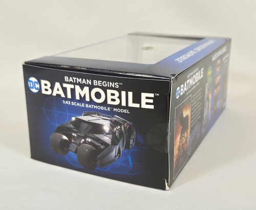 DC Batman Begins Batmobile 1:43 Scale Model Eaglemoss Hero Collector Unopened - Picture 8 of 10