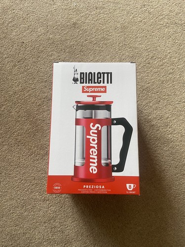 Supreme x Bialetti französische Kaffeepresse für 8 Tassen brandneu Schnellversand - Bild 1 von 6