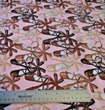 BALLET SLIPPERS ON PINK FABRIC - BY THE YARD 3