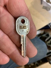 Curtis Ind GM K Style Key Blank #1 B47
