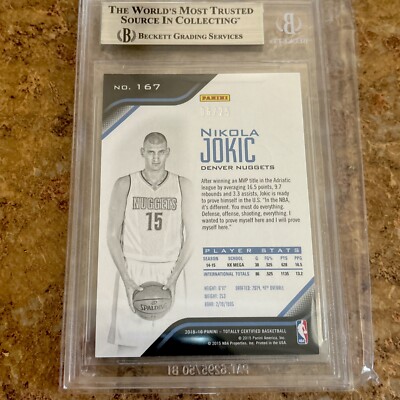 15 Totally Certified Nikola Jokic RC /25