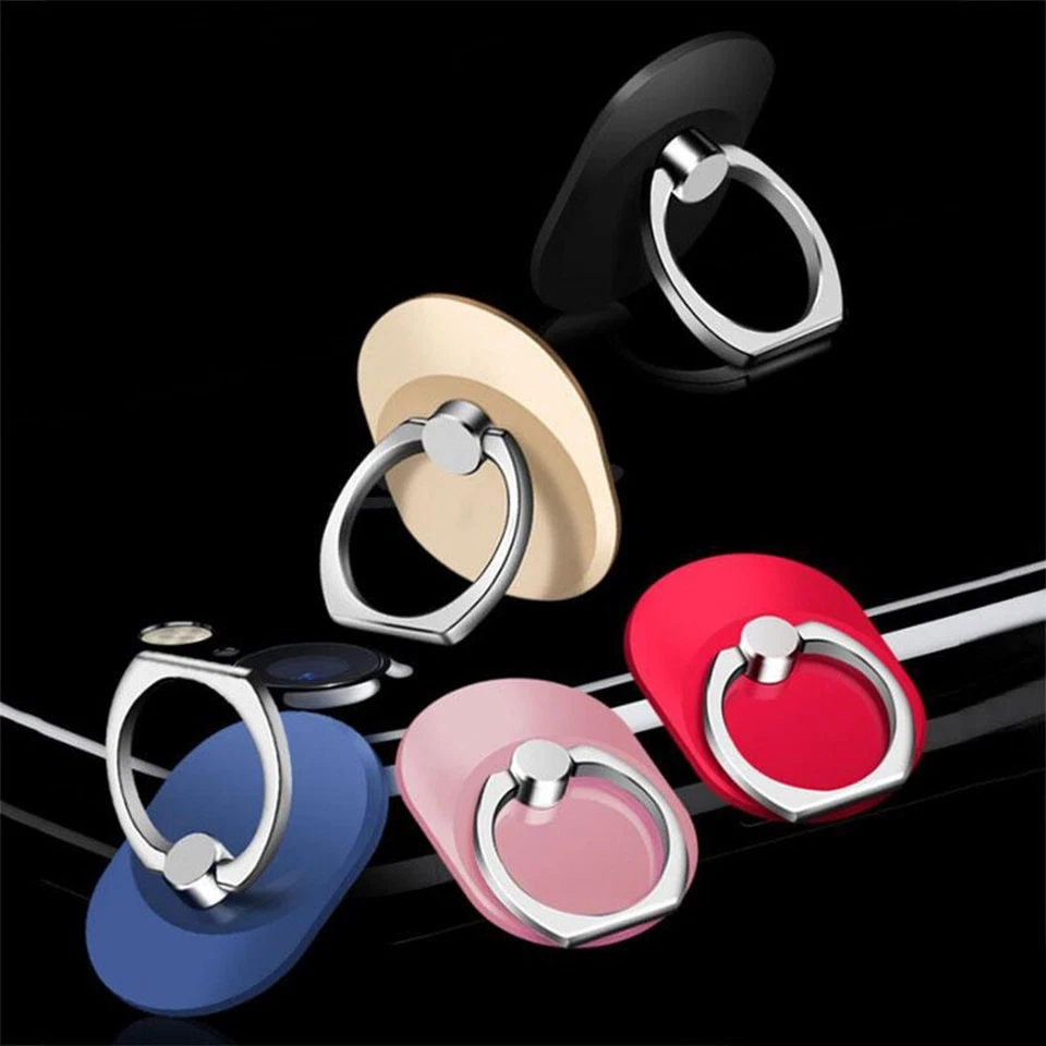 2 x Pull Out Finger Ring Stand Phone 360° Rotating Mount Grip Selfie Universal - Image 2 of 4
