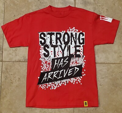 WWE NXT Shinsuke Nakamura Ichiban STRONG STYLE TShirt OLD NEW STOCK 2015 M Med