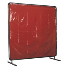 Sealey Workshop Welding Curtain to BS EN 1598 & Frame 1.8 x 1.75m - SSP992